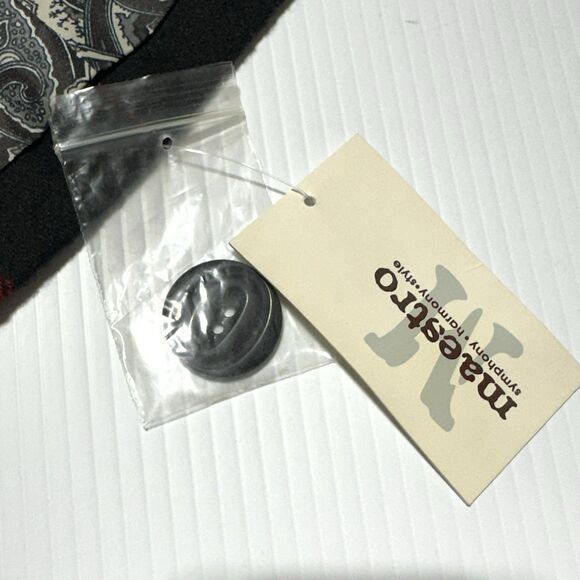 Maestro Red Buffalo Plaid Cape Coat Size M Sherlock Holmes Style Wool Blend NWT - Picture 5 of 8